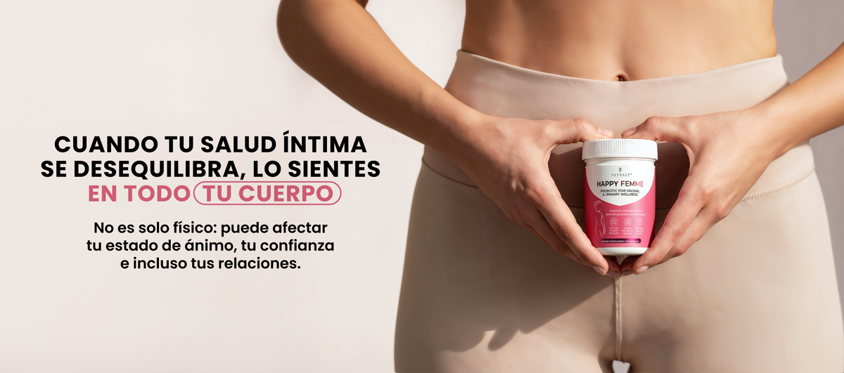 Cuando tu salud íntima se desequilibra, lo sientes en todo tu cuerpo: también en tu ánimo, tu confianza y tus relaciones.
