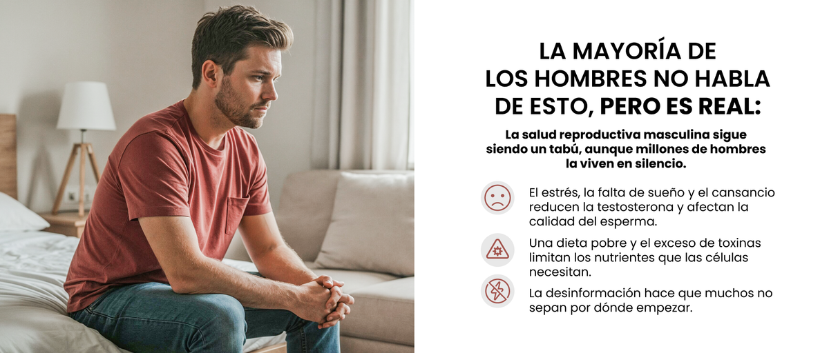 La mayoría de los hombres no habla de esto, pero es real: la salud reproductiva masculina sigue siendo un tabú.