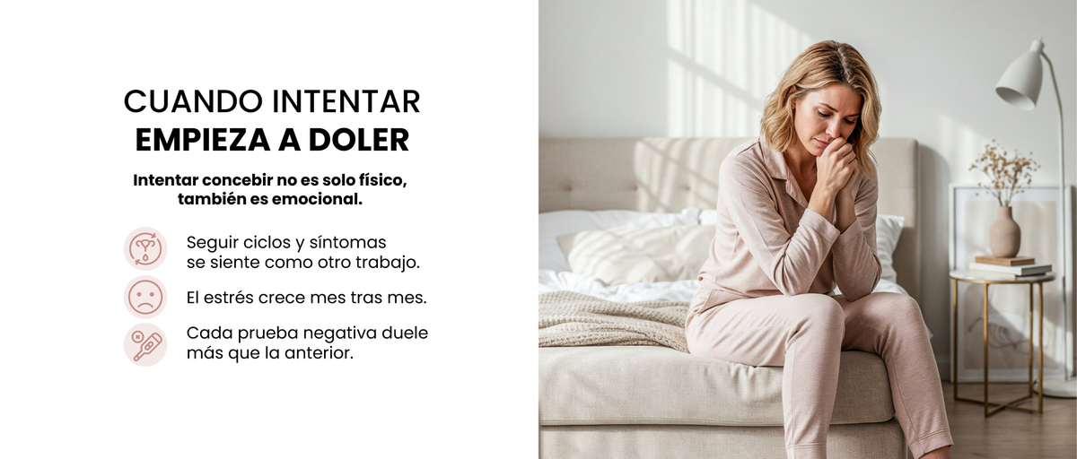 Cuando intentar empieza a doler: intentar concebir no es solo físico, también es emocional.