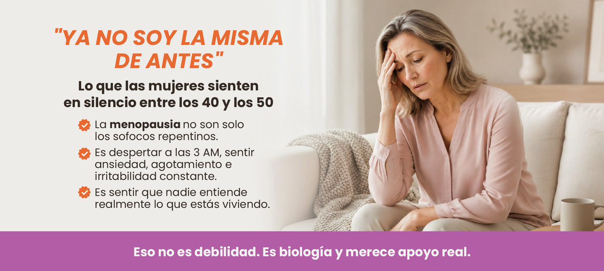 Ya no soy la misma de antes: lo que las mujeres sienten en silencio entre los 40 y los 50. Eso no es debilidad, es biología y merece apoyo real.