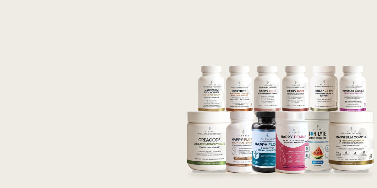 Las 12 fórmulas del Biohacking Protocol de Vitasei